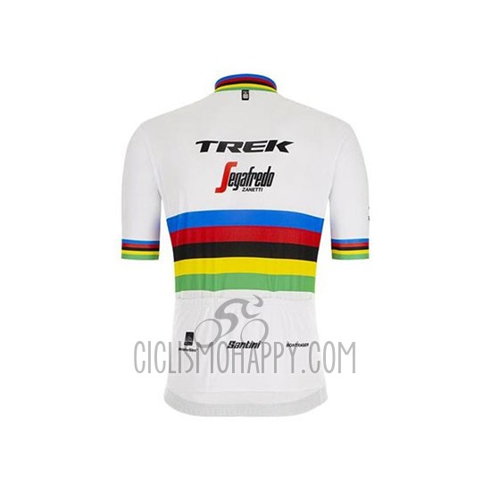 UCI Mondo Campione Trek SegafredoCycling Jersey Bib Short 2020 Men Short Sleeve 